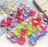 16mm Transparent Heart Beads Mix-R19